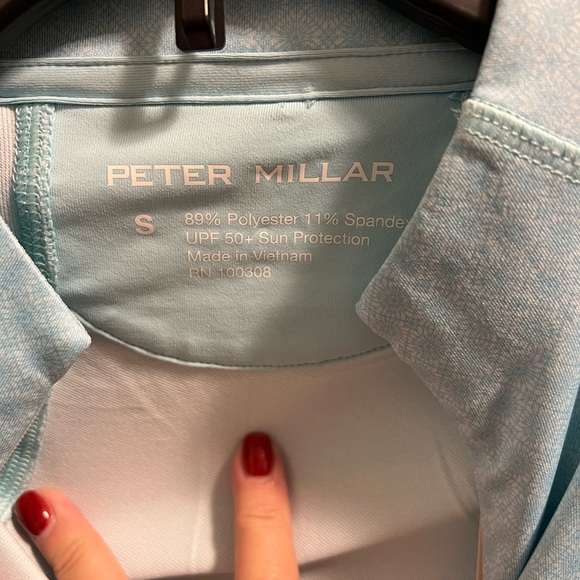 Peter Millar Raglan Perth Quarter Zip Pullover - Picture 3 of 12